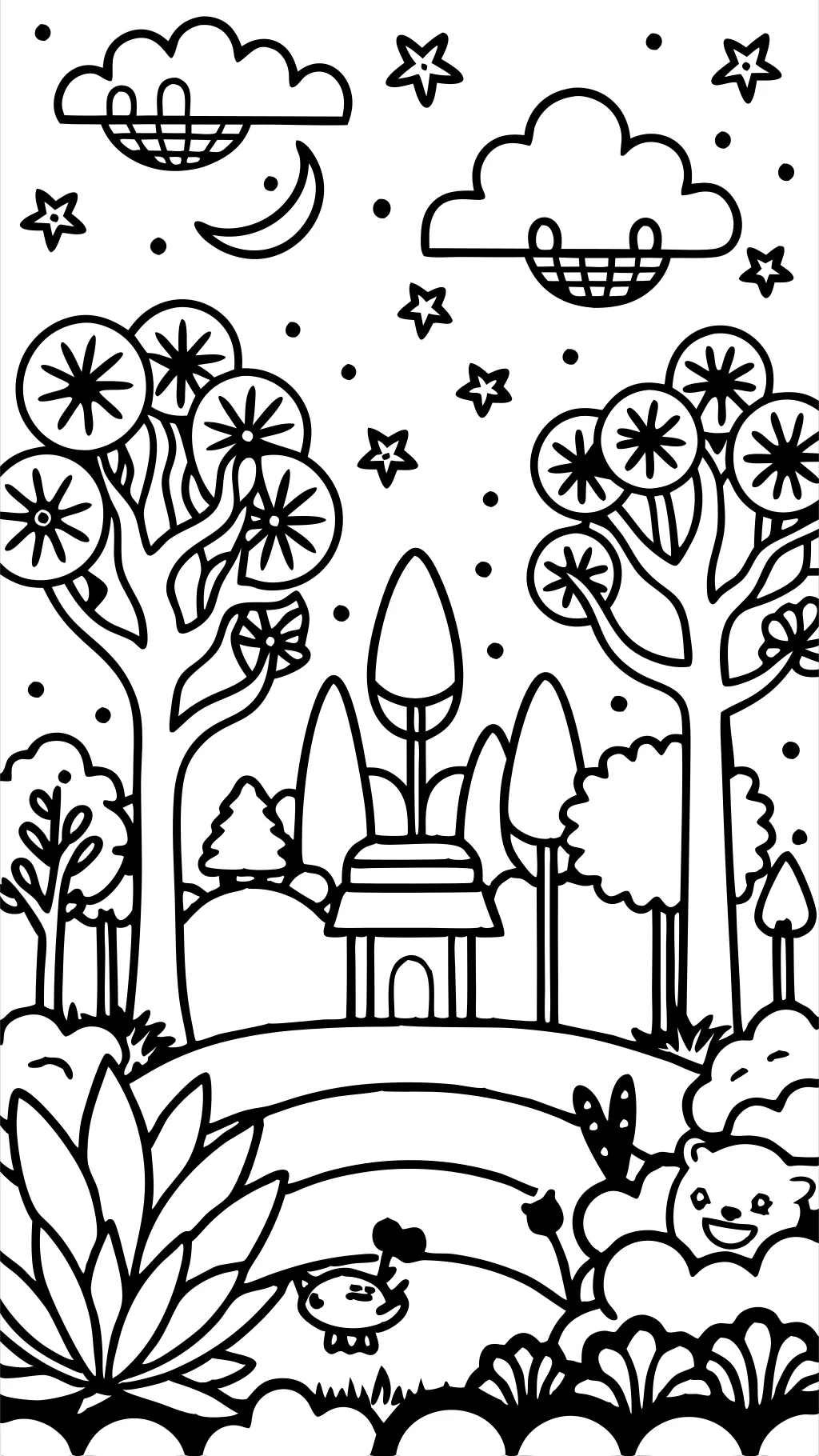 indigo park coloring pages